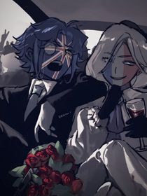 鳶尾覆玫瑰