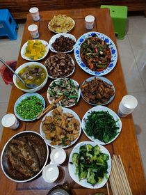 王宇高晗去楊怡然家吃飯