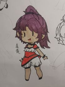 默……白