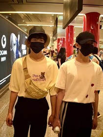 湘妃竹林放风筝