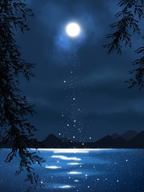 你如黑夜的星辰与月