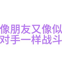 像朋友又像似对手一样战斗