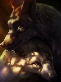 狼王梦黑蓝永恋