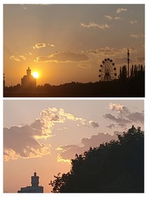 十八中：夕阳下的奔跑