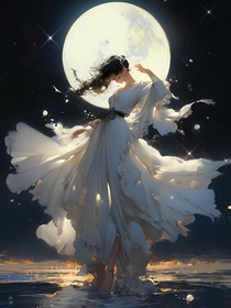 當(dāng)我望向月亮