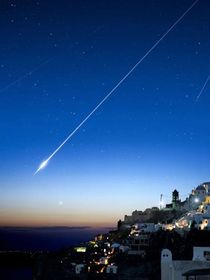難得一見的流星