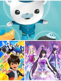 海底小纵队与叶罗丽和盟卡车神团宠璃月