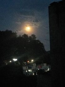 蓝色的夜空