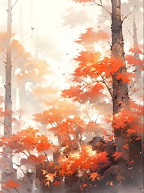 惜秋枫