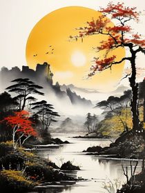 梦拂柳叶，花落明扬