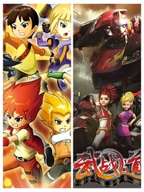 斗龙战士之武战道翻外之两代羽翼战队的梦幻联动2
