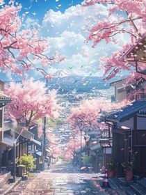 时光里的樱花树