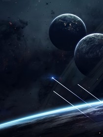 未来士兵与轨道武器一起入侵异世界