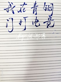 我在青铜门打电竞