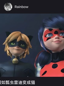 如果ladybug變成貓