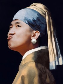 尚九熙，三旬老汉带女儿