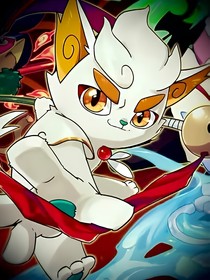 京剧猫之白糖和他的三个徒弟