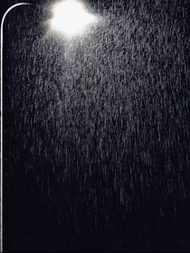 黑白色雨點