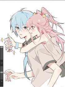 粉蓝文