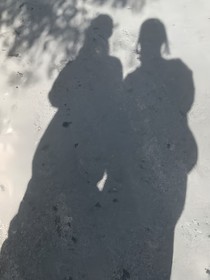 黄昏里的她