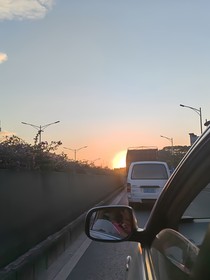 落日与骄阳