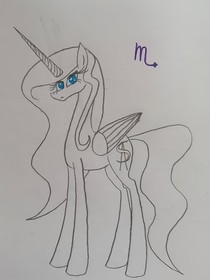 小馬寶莉馬設(shè)oc——雪夜繁星