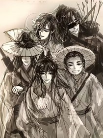 盗墓（小说）（头像黑白色）