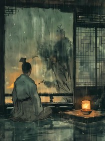 雨山夜來