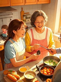 柳舒悦：乖巧儿媳和婆婆的趣事