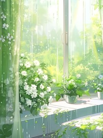 春雨過(guò)后的你
