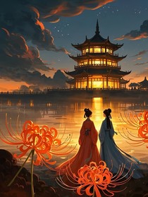 彼岸花燈影