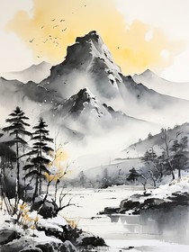喀山上的雪
