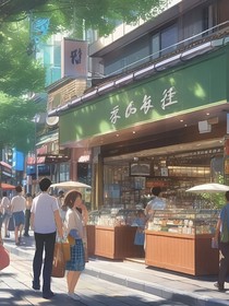 街边有个小铺