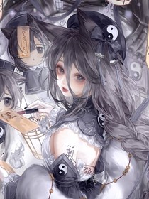月下的白玫瑰