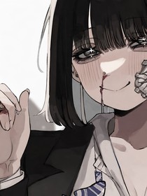 右眼蒙上白纱，左耳听不到的鷲尾同学