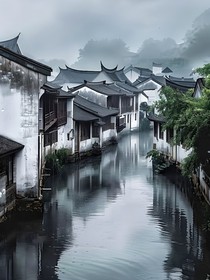 烟雨江南路
