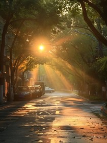 晚安，傍晚
