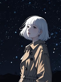 行于夜色的人