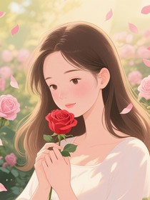 掌心小玫瑰