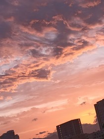 夕阳离去