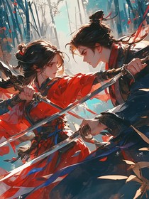 霜华剑影情