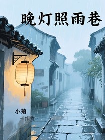 晚灯照雨巷