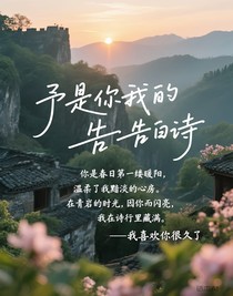 予你我的告白诗