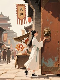锈蚀的门环