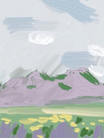 雨中花放