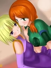 天画与百诺变成了魔法少女