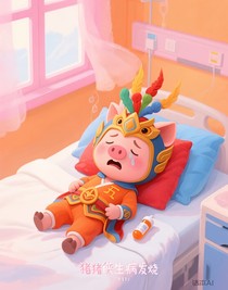 豬豬俠生病發(fā)燒