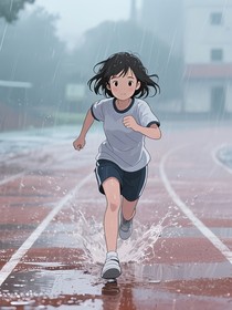 雨季的跑道
