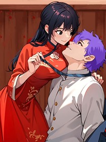 檐下共枕月