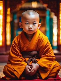 小和尚下山去化緣